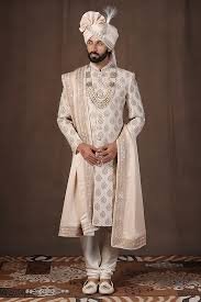 White Sherwani