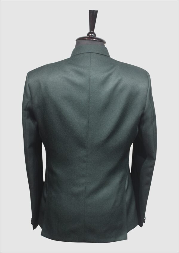 Classic Black Jodhpuri Bandhgala Suit with Antique Buttons - Image 2