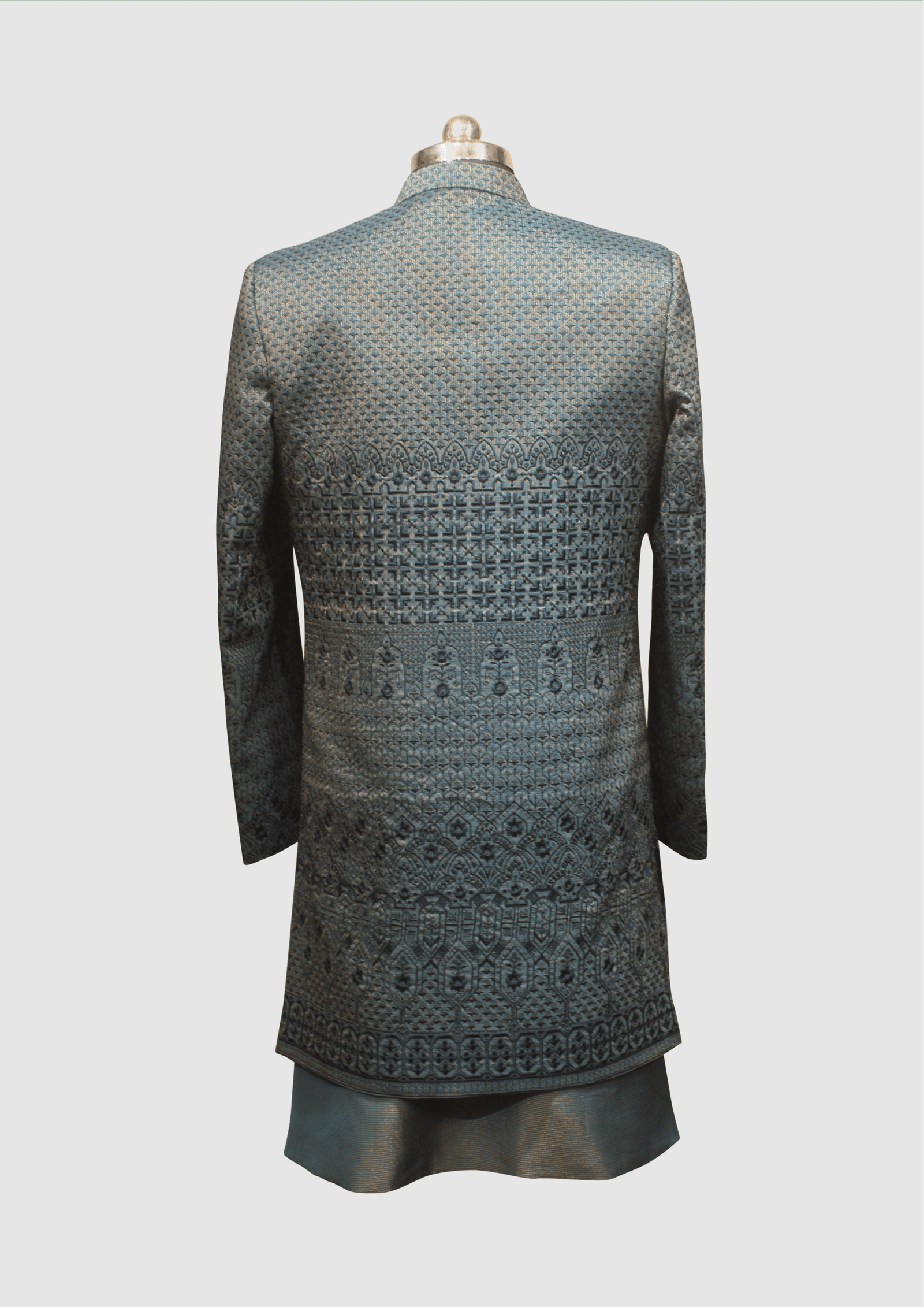 Indo-Western Sherwani (2-Layered Design) - Image 2