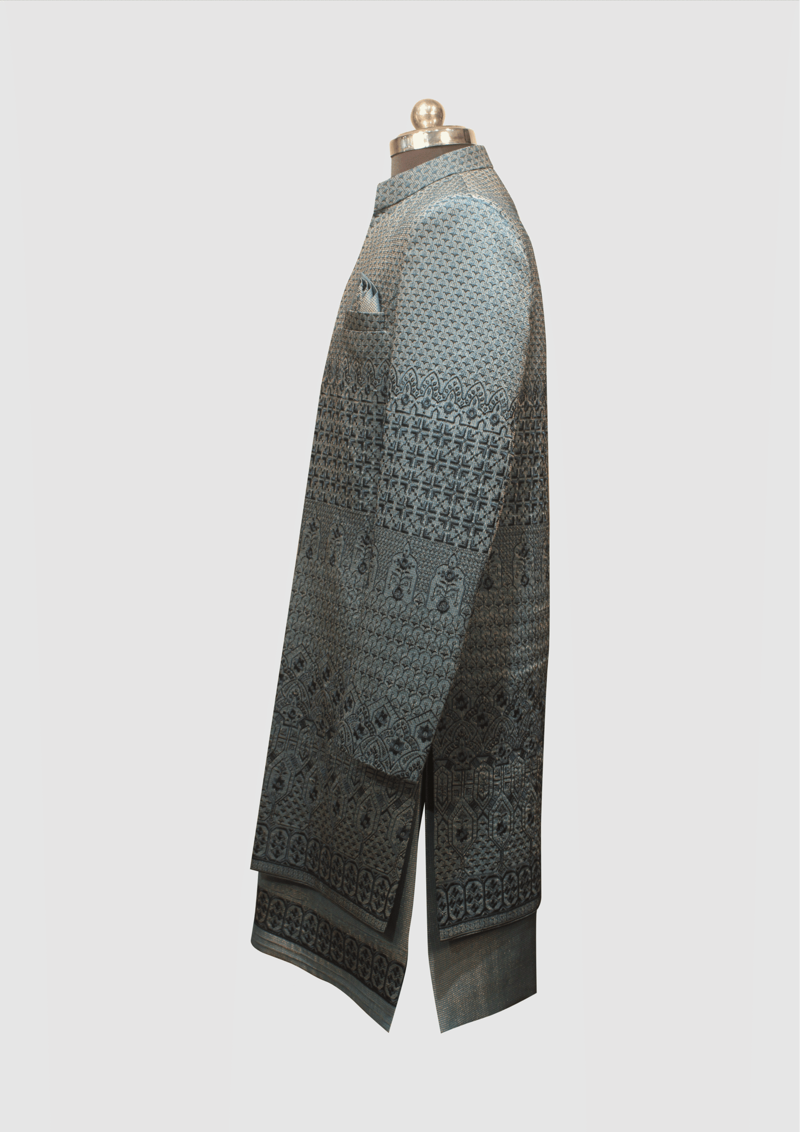 Indo-Western Sherwani (2-Layered Design) - Image 3