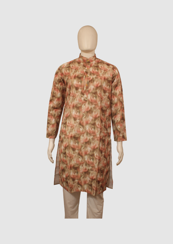 Floral Abstract Printed Kurta for Men