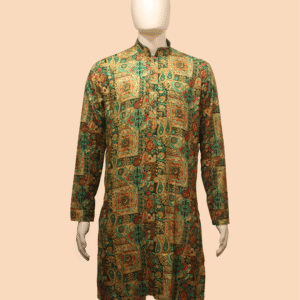 Boho-Inspired Multicolor Printed Casual Kurta
